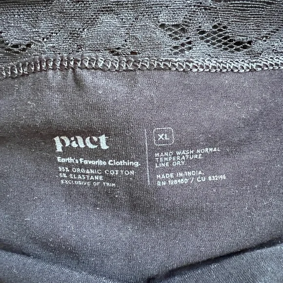 Black Lace Waist Brief - Picture 2 of 2